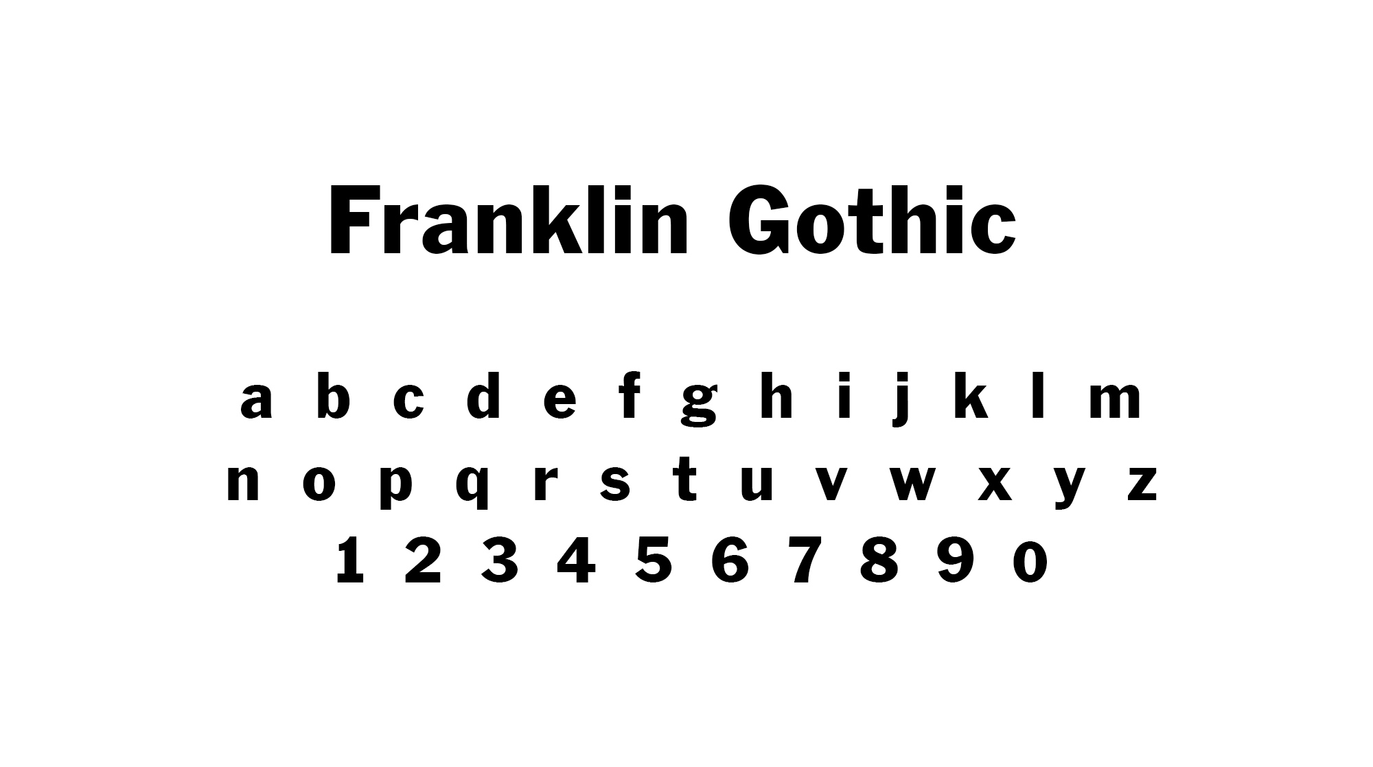 franklin-gothic-font